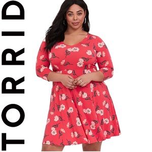 Pre-owned Torrid Floral Dress 3